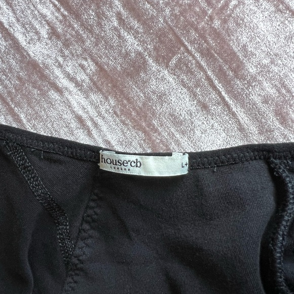 House of CB Black Imani Jersey L+ Bodysuit - Picture 3 of 3